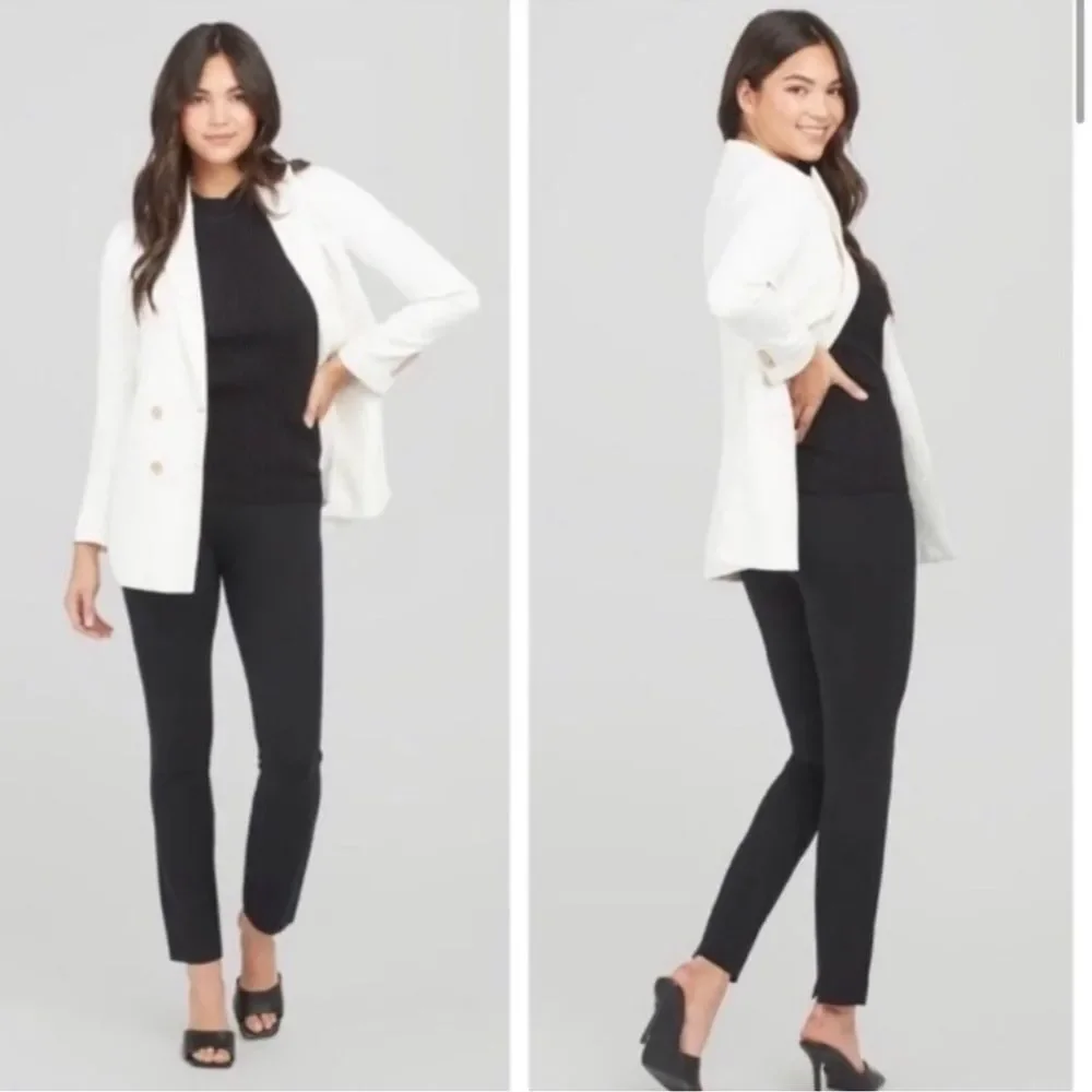Spanx The Perfect Ankle Pants Ponte Black S
